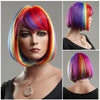 Colorful Rainbow Straight BOB Wigs-Fashion Wigs