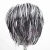 Halloween Cosplay Wig—Half Baldheaded Wacky Hair