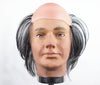 Halloween Cosplay Wig—Half Baldheaded Wacky Hair