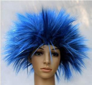 Football Fans Wigs-- Colorful Afro Hair for Drama and Cosplay