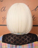 Shag Bob Wigs-White Short wigs, Cosplay Wigs