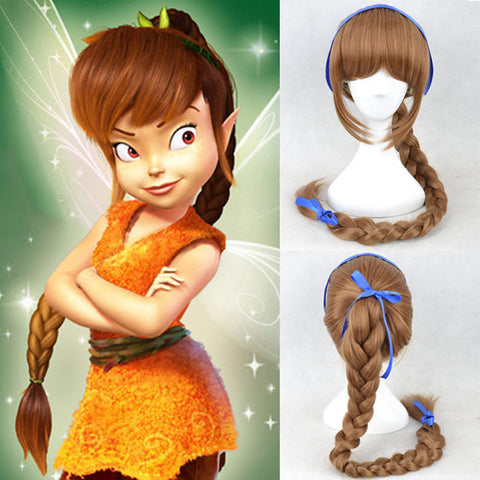 Disney Princess Wig-- Disney Fairies Long Ponytail Wig