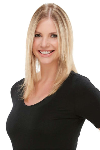 Image of Jon Renau Human Hair Additions Top Form 12 Inch Before